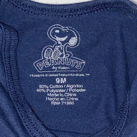 Peanuts Pigpen Graphic Baby Boy Bodysuit, Size 9 Months, Excellent Condition - Picture 4 of 4